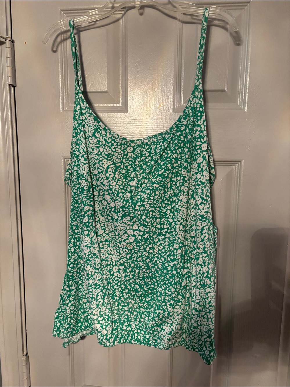Lane Bryant classic green and white 22/24 tank